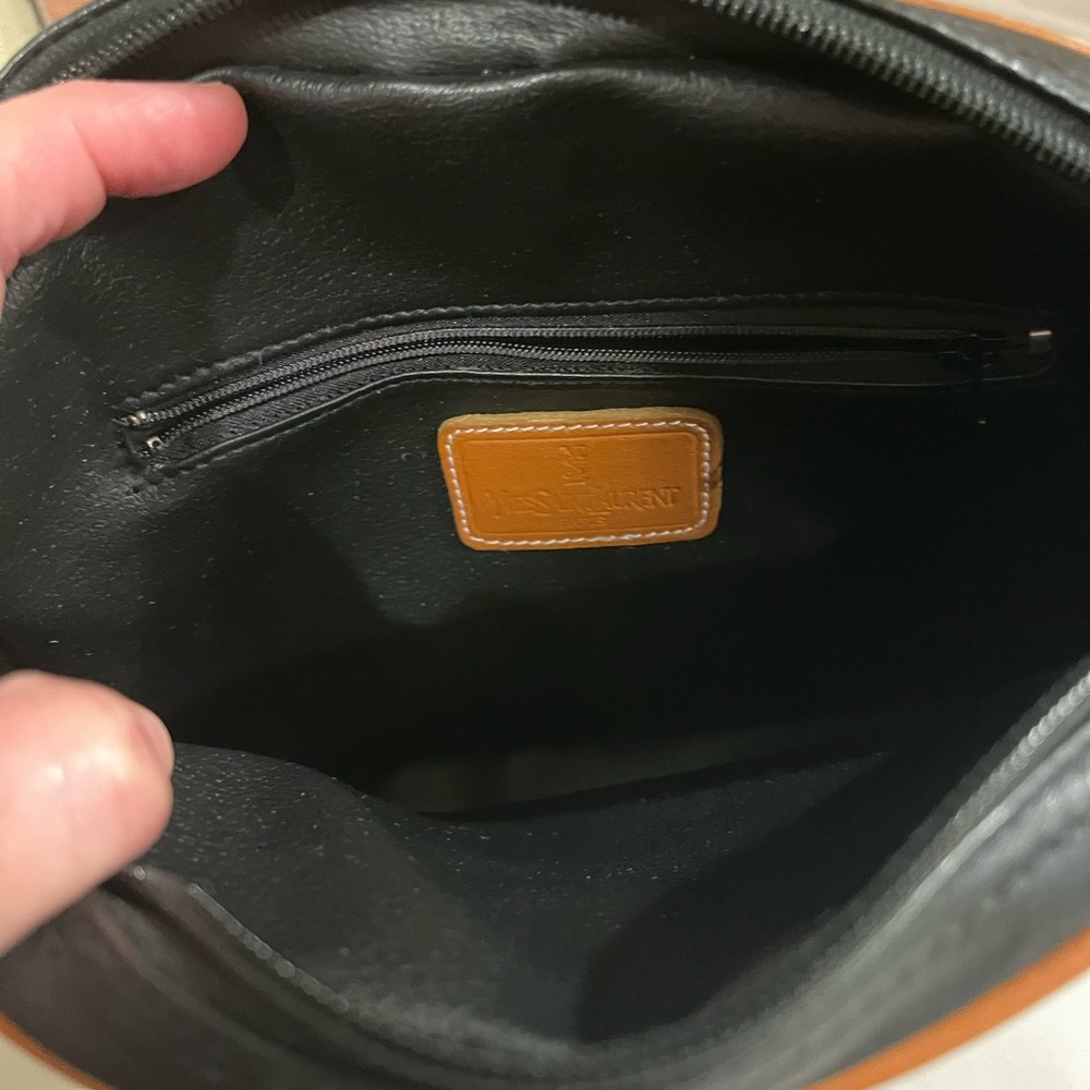 Vintage Yves Saint Laurent leather travel /toiletry bag - Picture 2 of 10